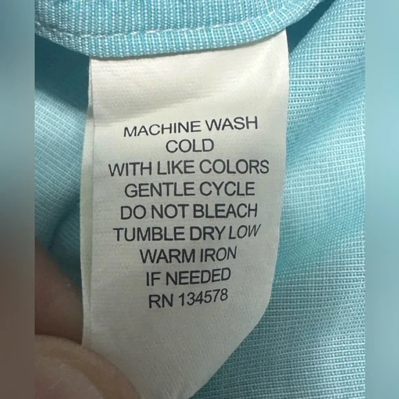 Vineyard Vines Shirt Mens Large Slim Fit Tucker Long Sleeve Blue - Picture 5 of 6